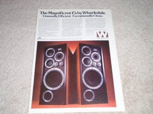 Wharfedale E-70,E-50 Speaker Ad,1979, Article, Rare Ad!