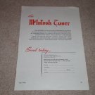 McIntosh Tuner Ad,1958, "coming soon" MR-55, 1 page