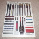 Kimber Kable Entire Line Ad, 1996, very nice!