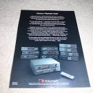 Nakamichi entire line from 1993 Ad, 1 page, cassette,cd