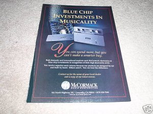 McCormack Power Drive DNA 1,ALD 1 Power Amp Ad fr 1994