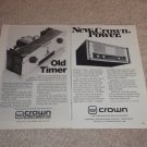 Crown Amplifier Ads, DC-300, SA2, Article,specs, 2 Ads