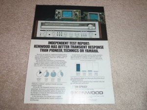 Kenwood KR-7050 Receiver Ad, 1977, Article