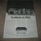 Sansui MD 5000 Receiver Ad from 1968, perfect