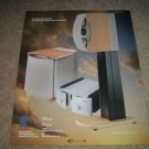 Revel Sound SUB,AMP Speakers Ad from 1997 11"x13"