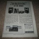 Scott Compact Stereo System AD from 1965,rare!