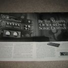 Carver TFM-25,C-16,TX-12 2 pg Ad from 1989,Specs