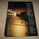 Conrad-Johnson Sonographe Amp/Pre Ad from 1994