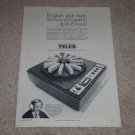 Telex 8 track changer Ad, 1973, RARE! Article