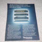 Technics Pro Series Ad, 1978,specs,ST-9030,SU-9070,9060