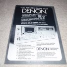 Denon DR-250 Cassette Deck Ad from 1975, Classic!