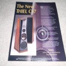 Thiel CS7 Speaker Ad from 1995, 1 page