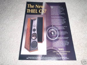Thiel CS7 Speaker Ad from 1995, 1 page