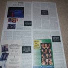 Rotel RHB-10 Amp,RHA-10 Pre Review,4 pgs, 1995, Specs