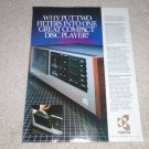 Kyocera DA-01 CD PLayer Ad,1st one! Article,specs, RARE
