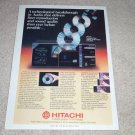 Hitachi DA-1000 CD Player Ad, 1983, Article, Vintage