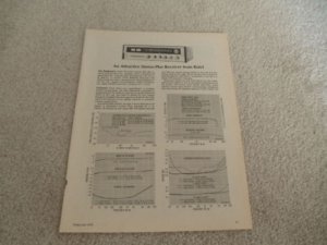 Rotel RX-600a Receiver Review, 2 pgs, 1974, Full Test