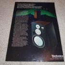 Technics Honeycomb Speakers Ad from 1983, RARE! SB-x700