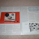 Teac X-3 Open Reel review, Full test, 1981,Specs,Rare!