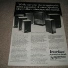 Elctro-Voice Interface Line Ad from 1977,nice!