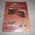 Bose 901 Continental Series Ad, 1974, RARE! Amazing...