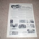 Altec 360 Amplifier,classic ad! Rare! from 1964, articl