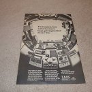 Teac 2 page Ad from 1970,entire line, RARE! 22"x12"