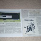 Nakamichi LX-5 Cassette Review, 2 pgs, 1982, Full Test!