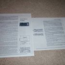 McIntosh C20 Preamp Review,1960,2 pgs, Full Test, RARE!