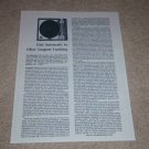 Garrard Zero 100 Turntable Review,1971,1 page,Full Test