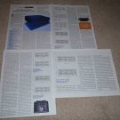 Acurus 200x3 Amplifier Review, 4 pgs, 1995, Full Test