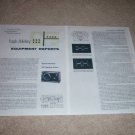 Acoustic Research AR-3 Speaker Review, 1971, 2 pgs