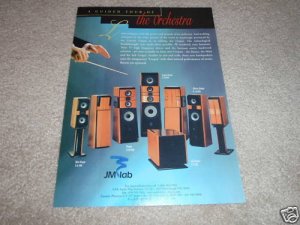 JM Labs Utopia, Grande,Mini, Sub, Mezzo Ad from 2000
