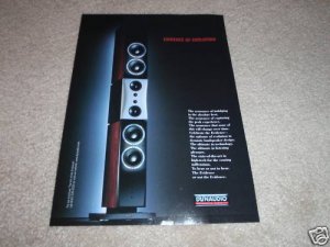 Dynaudio Evidence SPeaker Ad from 2000, RARE!!