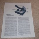 Empire 698 Turntable Review, 1977, 1 pg, Good Info!