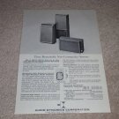 ADC 18,16,14 Speaker Ad,1962, RARE Speaker Ad,specs
