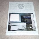 Counterpoint Sound One Amp,Preamp Ad from 1992
