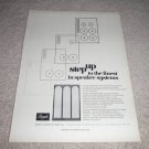 Bozak B-300,B-410 Concert Grand Ad from 1971