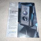Genesis Speaker AD from 1991, Arnie Nudell, beautiful!