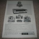 Harman Kardon ST350 Tube Tuner AD from 1959,RARE!