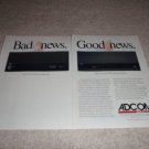 Adcom GFA-5500,GFA-555II Power Amp Ad from 1996, 2 page