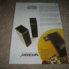 Meridian DSP5000 Speaker System Ad,CD, HIGH-END!