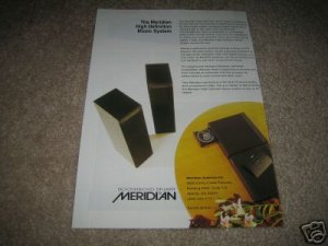 Meridian DSP5000 Speaker System Ad,CD, HIGH-END!