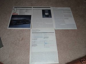 Sony CDP-x77ES Cd Player review 1990, 5 pages,specs
