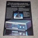 Revox B710 Cassette Ad, 1981, Color, Article, Beautiful