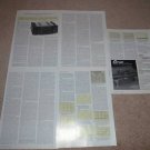 Gryphon DM100 Amplifier Review, 5 pgs, 1994, Specs,Info