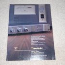 Threshold SA/1 STASIS Amplifier Ad,FET 10 Preamp, 1987