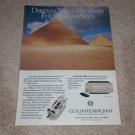 Counterpoint SA-11 Pre Amplifier Ad, Tubes! 1989