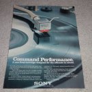 Sony XL-55 Moving Coil Cartridge Ad, 1972,color,Nice!