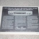 Phase Linear 3000 series II Preamp Ad, Nice! 6"x8, 1978